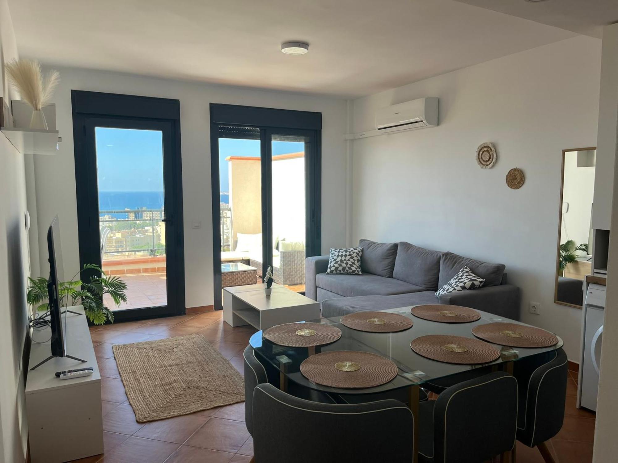 Fantastico Duplex Con Vistas Y Terraza Appartement Aguadulce  Buitenkant foto