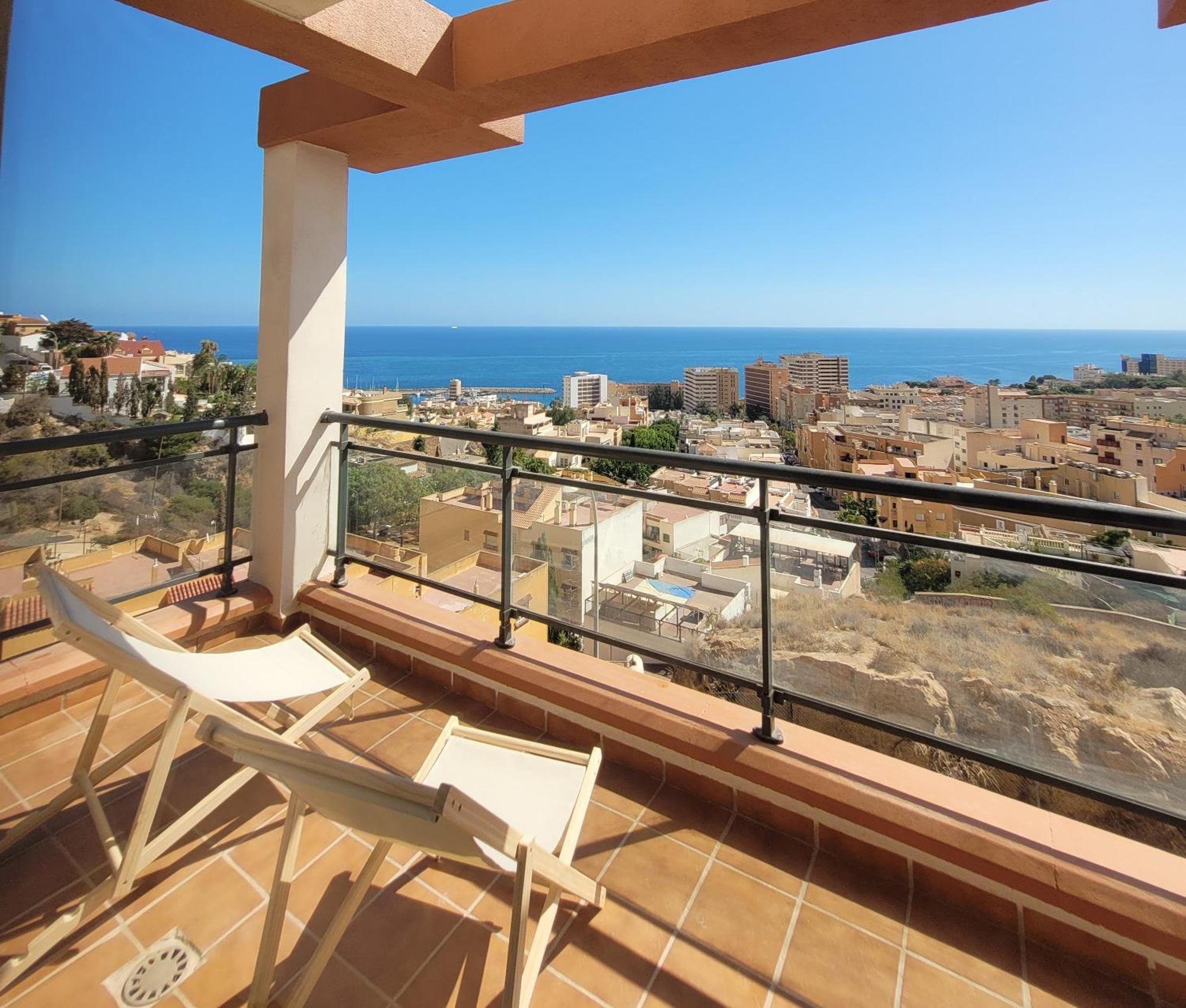 Fantastico Duplex Con Vistas Y Terraza Appartement Aguadulce  Buitenkant foto